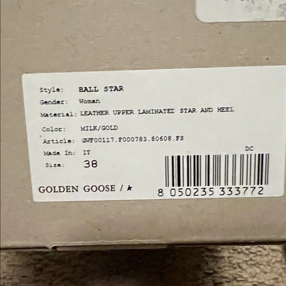 Golden Goose Women’s Ball Star Sneakers with Gold Star Accents - Picture 5 of 6